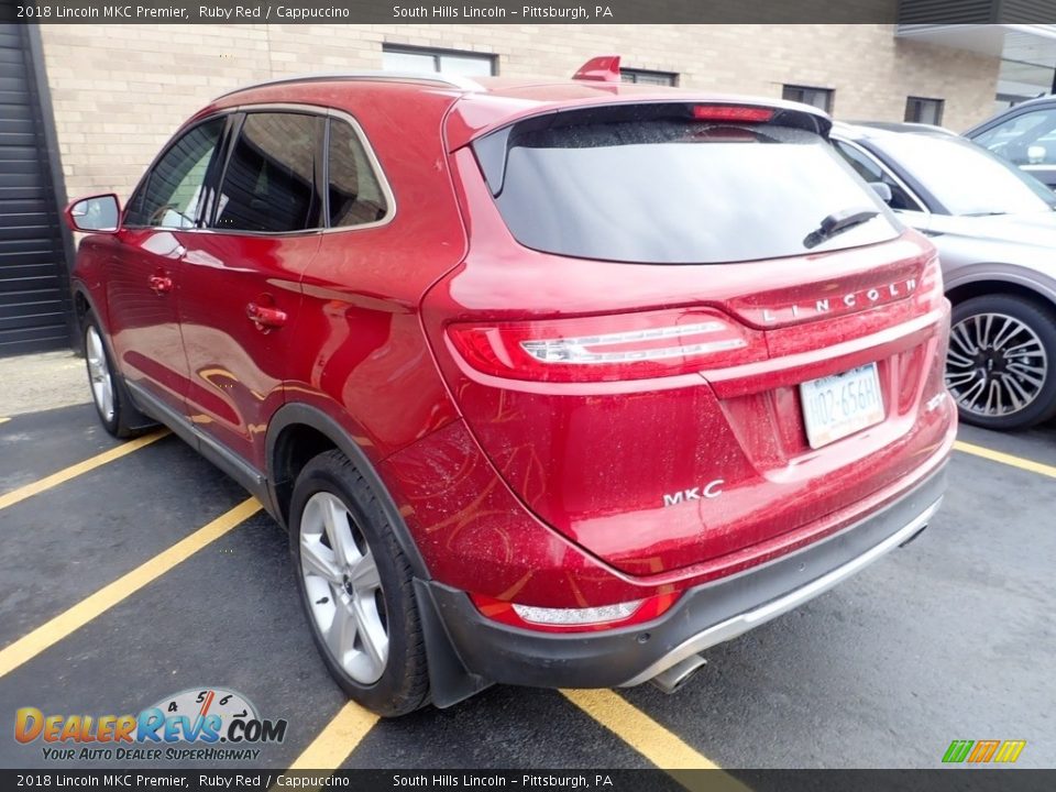 2018 Lincoln MKC Premier Ruby Red / Cappuccino Photo #2