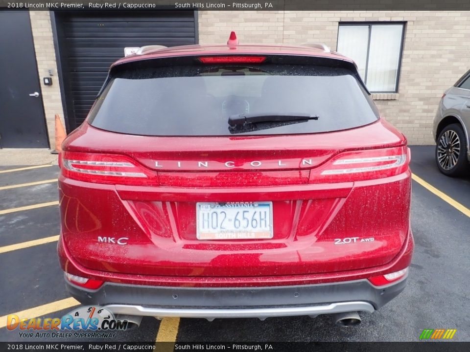 2018 Lincoln MKC Premier Ruby Red / Cappuccino Photo #3