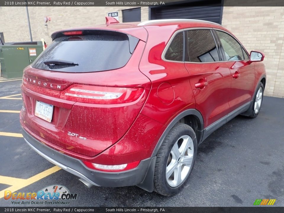 2018 Lincoln MKC Premier Ruby Red / Cappuccino Photo #4