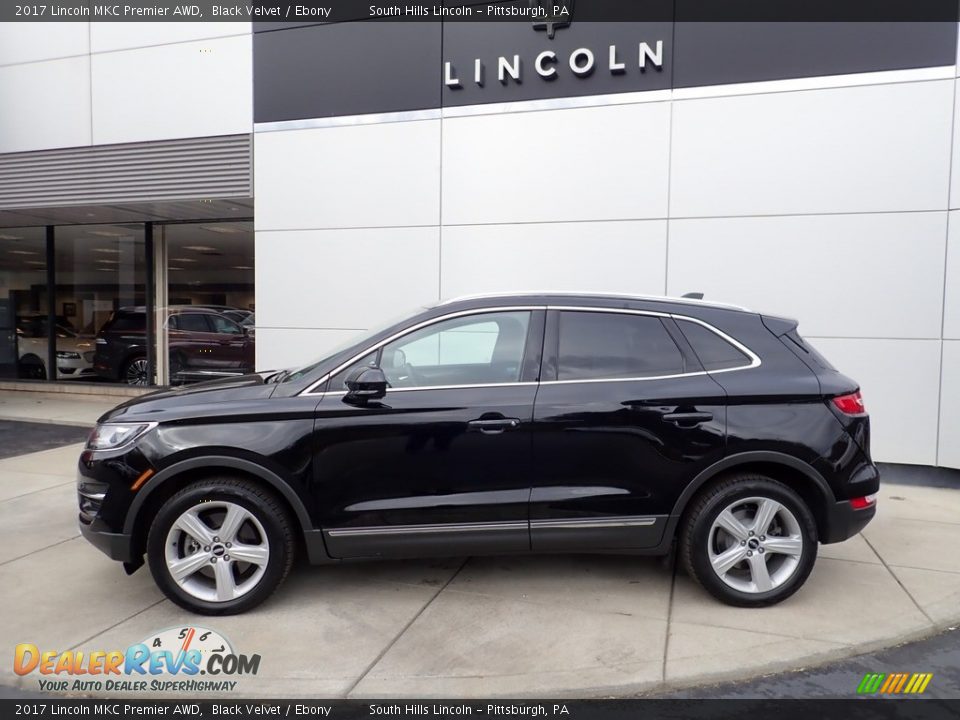 2017 Lincoln MKC Premier AWD Black Velvet / Ebony Photo #2