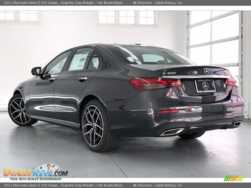 2021 Mercedes-Benz E 350 Sedan Graphite Gray Metallic / Nut Brown/Black Photo #2