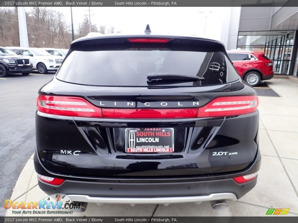 2017 Lincoln MKC Premier AWD Black Velvet / Ebony Photo #4