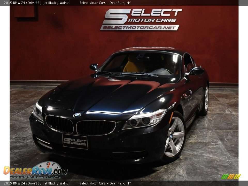 2015 BMW Z4 sDrive28i Jet Black / Walnut Photo #1