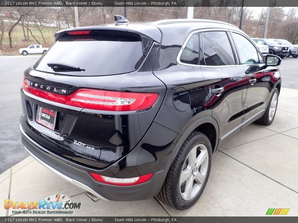 2017 Lincoln MKC Premier AWD Black Velvet / Ebony Photo #6