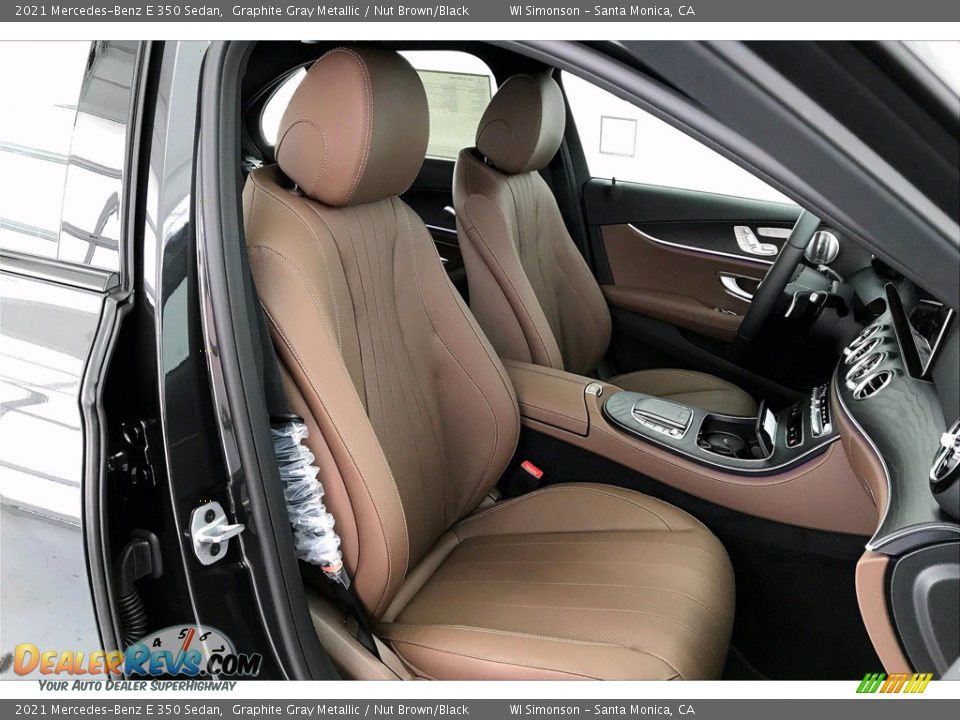 2021 Mercedes-Benz E 350 Sedan Graphite Gray Metallic / Nut Brown/Black Photo #5
