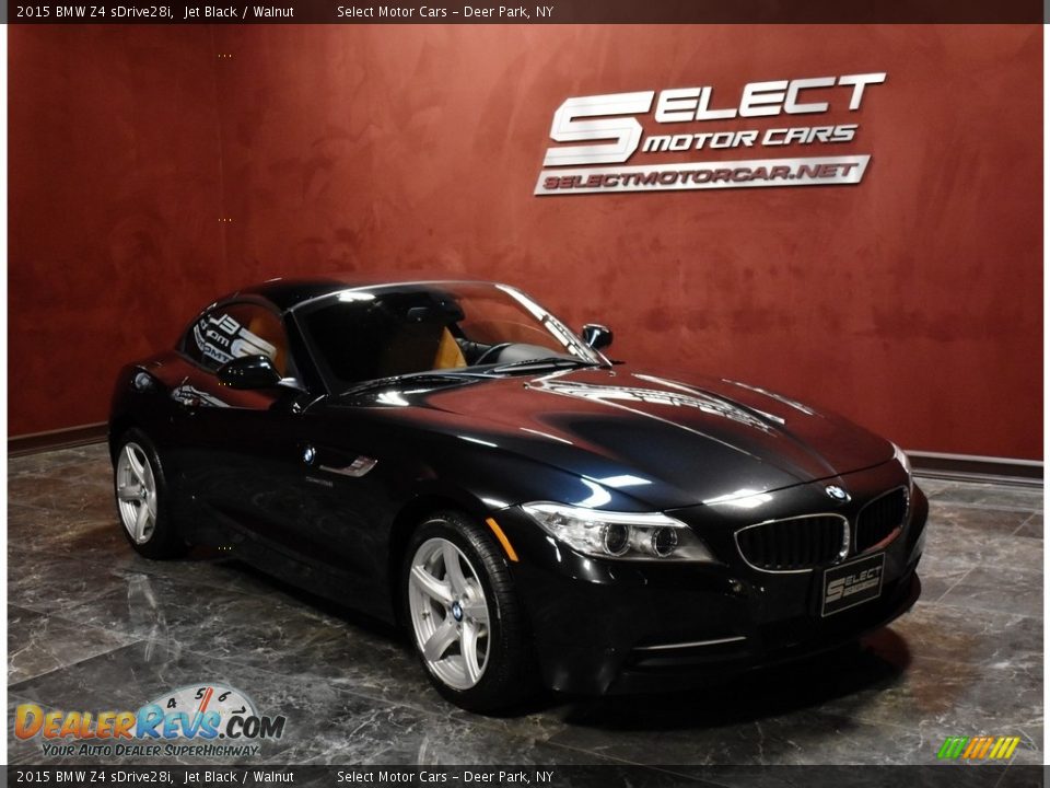 2015 BMW Z4 sDrive28i Jet Black / Walnut Photo #3