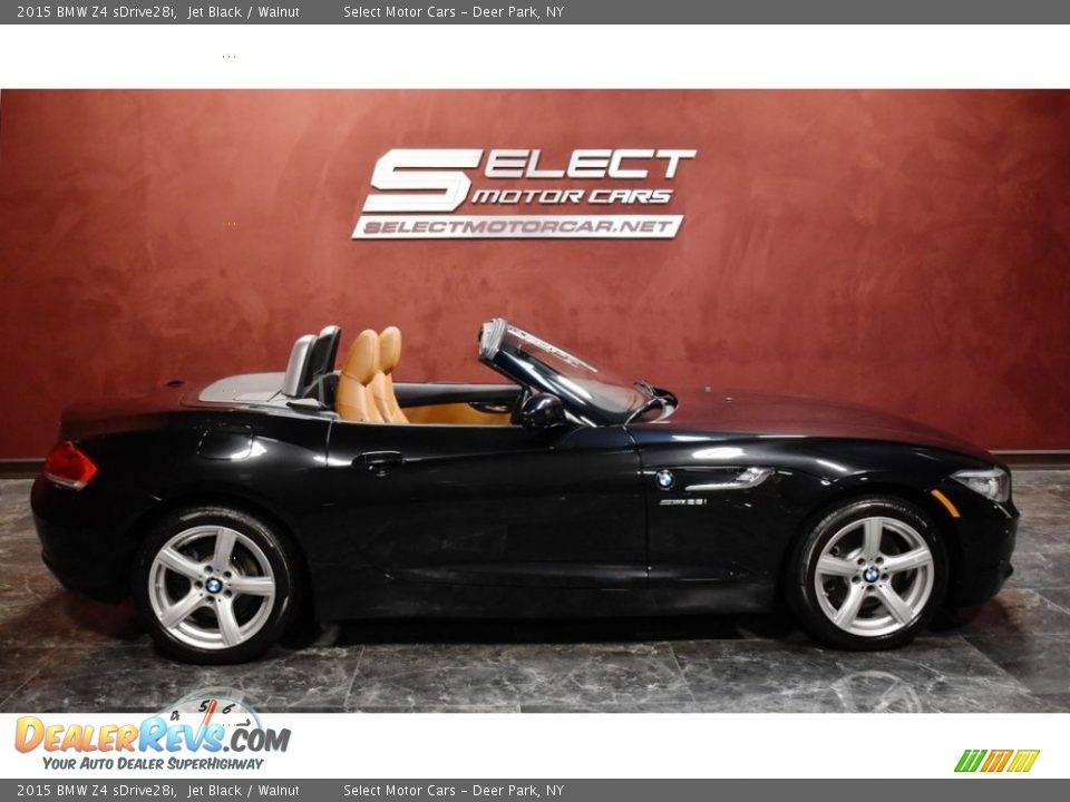 2015 BMW Z4 sDrive28i Jet Black / Walnut Photo #4