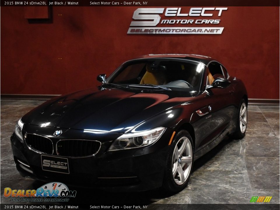 2015 BMW Z4 sDrive28i Jet Black / Walnut Photo #5