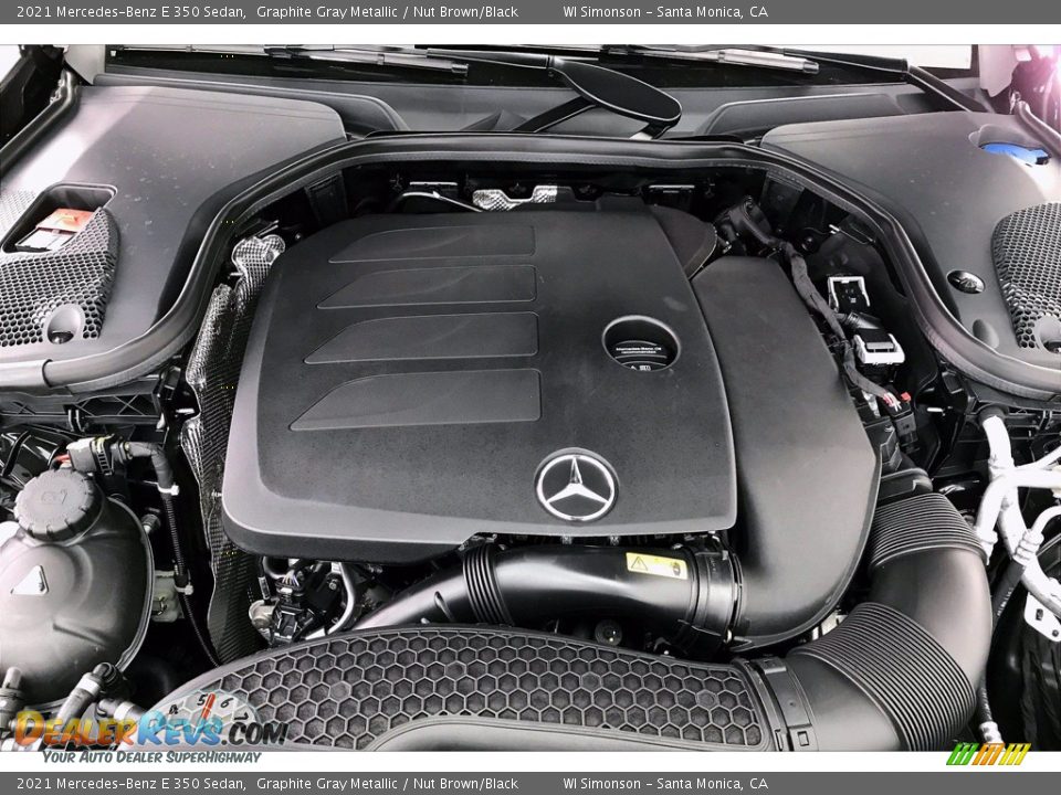 2021 Mercedes-Benz E 350 Sedan Graphite Gray Metallic / Nut Brown/Black Photo #8