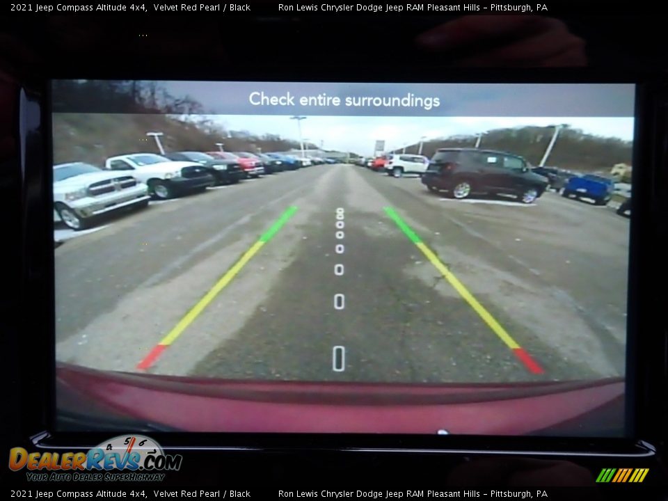 2021 Jeep Compass Altitude 4x4 Velvet Red Pearl / Black Photo #19