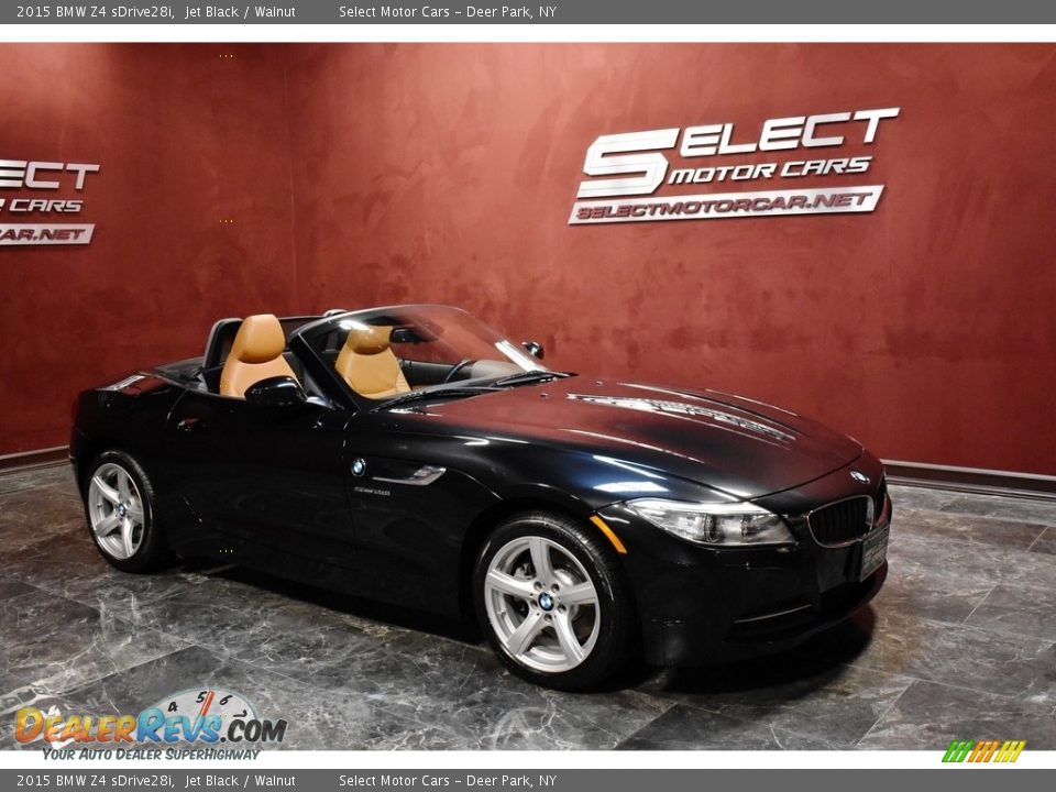 2015 BMW Z4 sDrive28i Jet Black / Walnut Photo #7