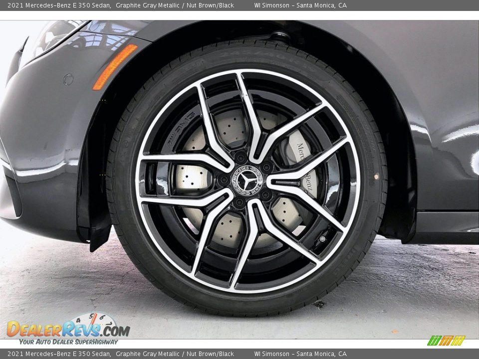2021 Mercedes-Benz E 350 Sedan Graphite Gray Metallic / Nut Brown/Black Photo #9