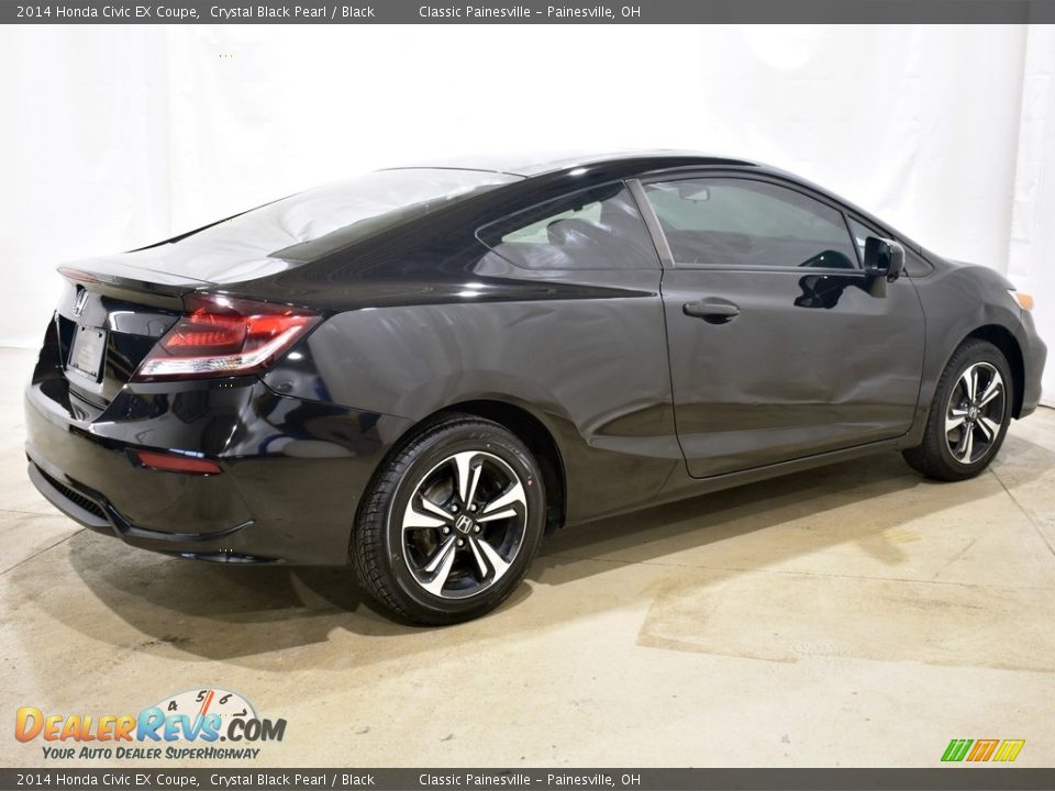 Crystal Black Pearl 2014 Honda Civic EX Coupe Photo #2