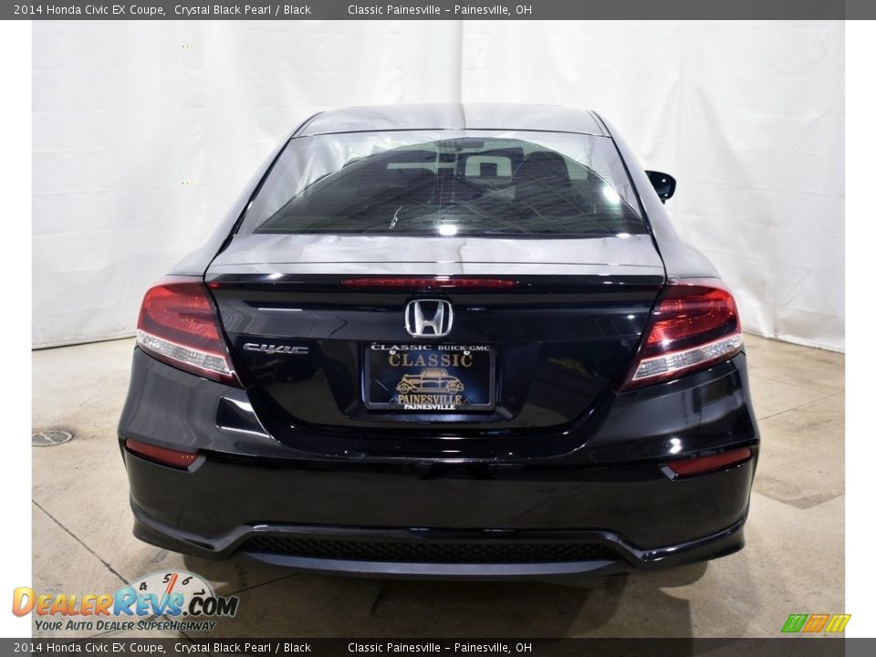 2014 Honda Civic EX Coupe Crystal Black Pearl / Black Photo #3