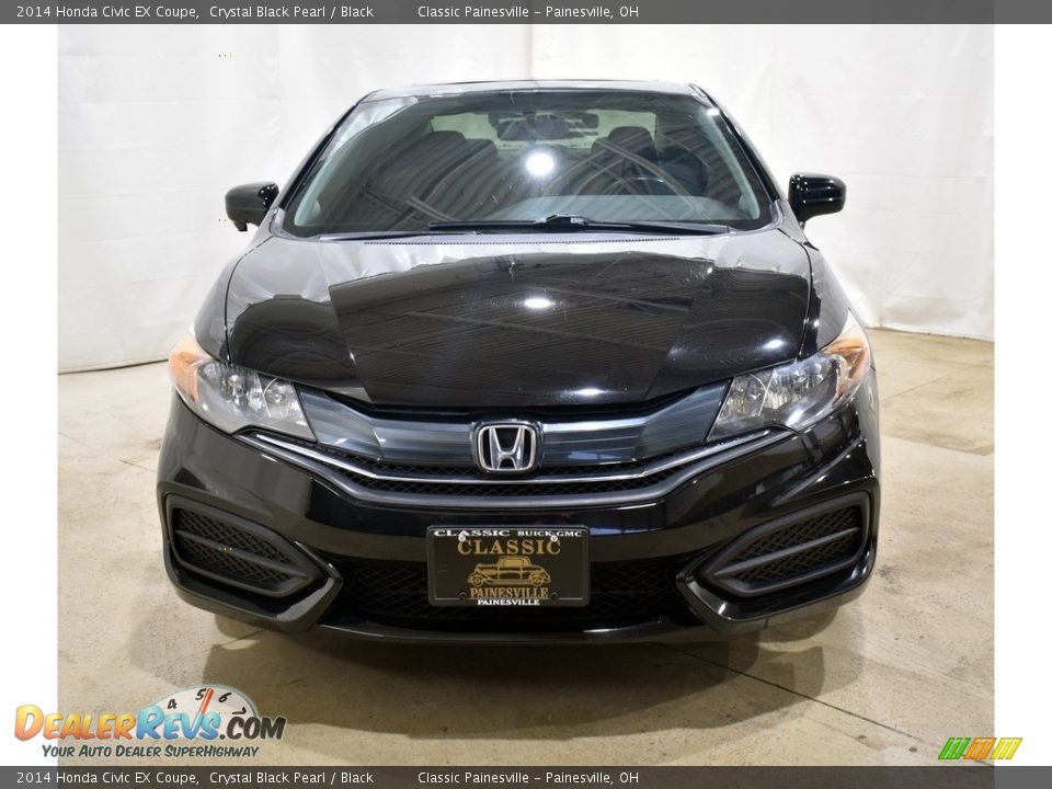 2014 Honda Civic EX Coupe Crystal Black Pearl / Black Photo #4