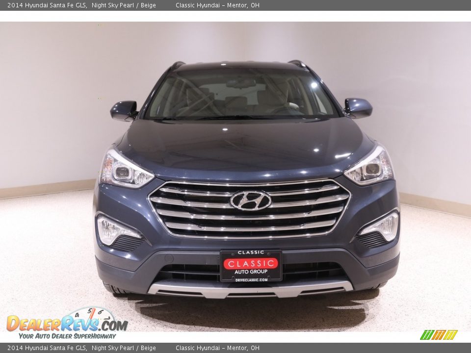 2014 Hyundai Santa Fe GLS Night Sky Pearl / Beige Photo #2