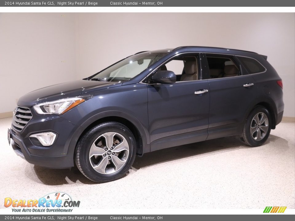 Night Sky Pearl 2014 Hyundai Santa Fe GLS Photo #3