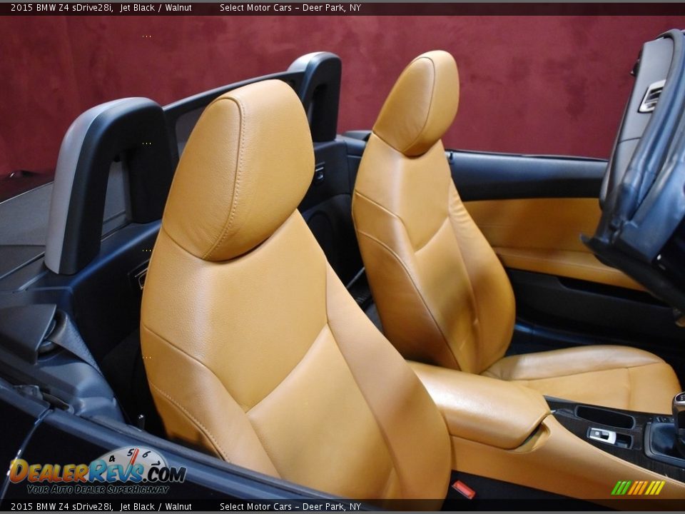 2015 BMW Z4 sDrive28i Jet Black / Walnut Photo #13