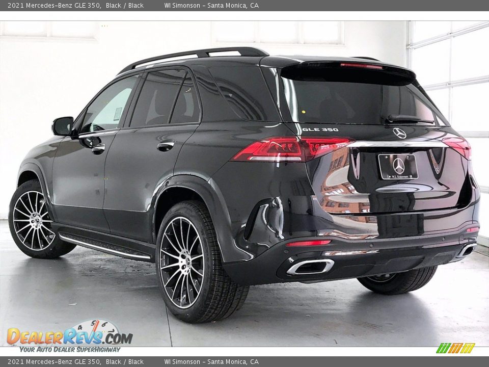 2021 Mercedes-Benz GLE 350 Black / Black Photo #2