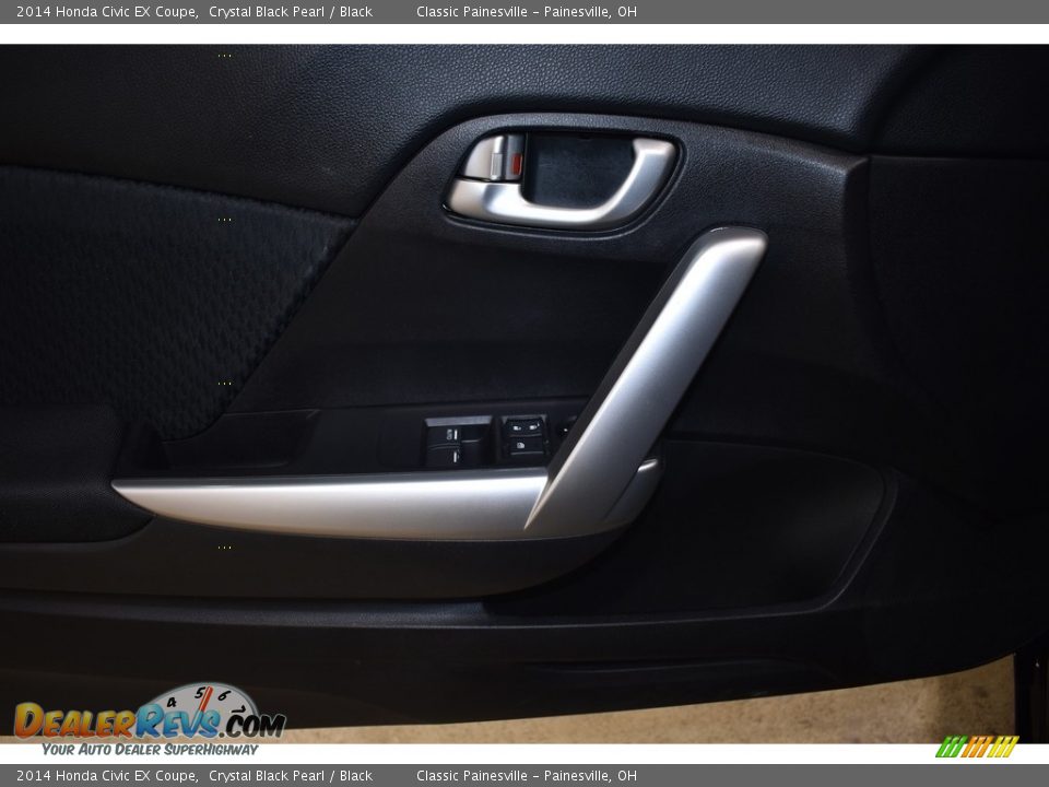 2014 Honda Civic EX Coupe Crystal Black Pearl / Black Photo #11