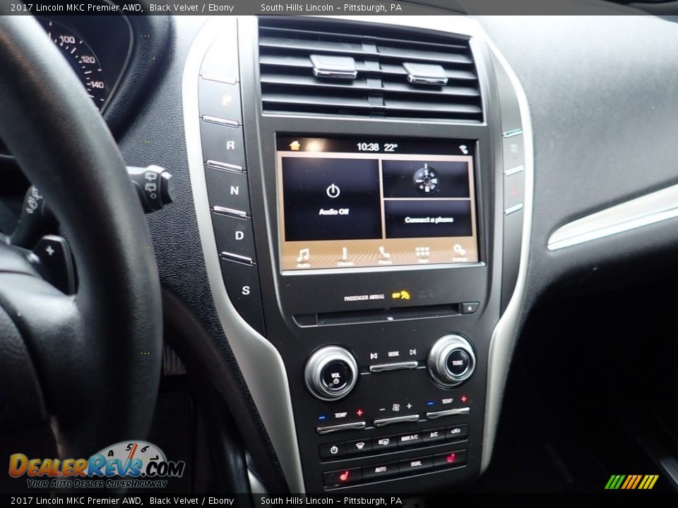 2017 Lincoln MKC Premier AWD Black Velvet / Ebony Photo #22