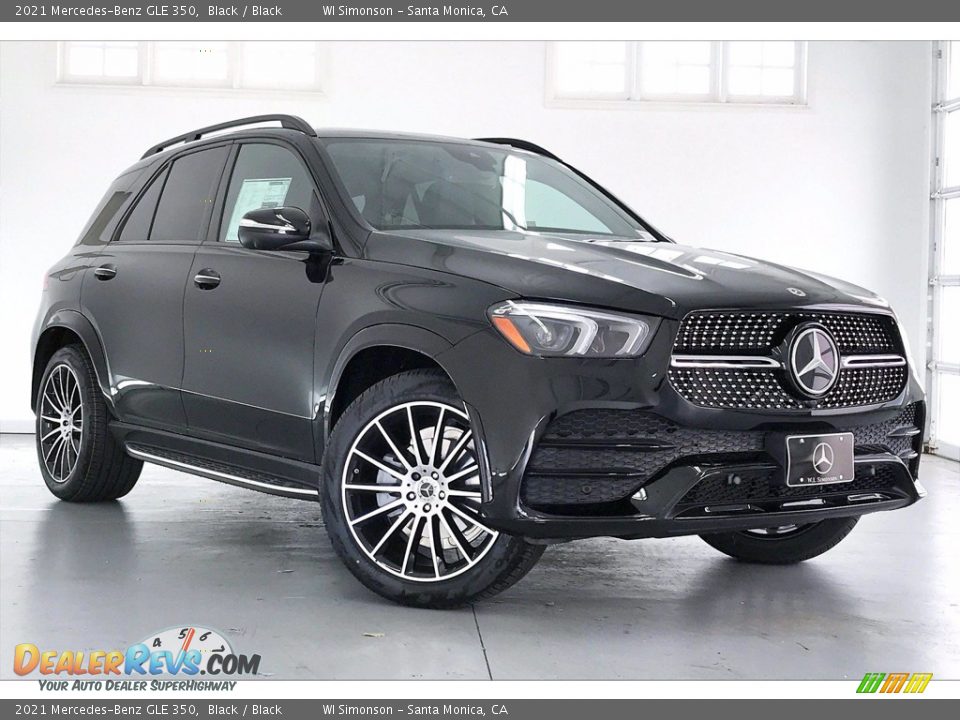 2021 Mercedes-Benz GLE 350 Black / Black Photo #12