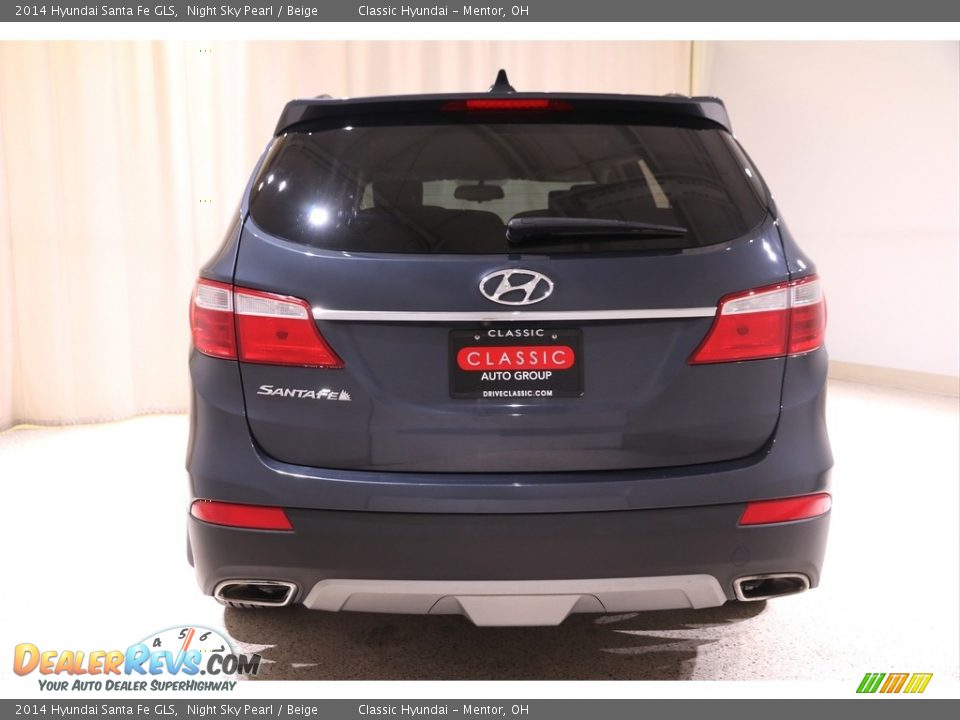 2014 Hyundai Santa Fe GLS Night Sky Pearl / Beige Photo #18