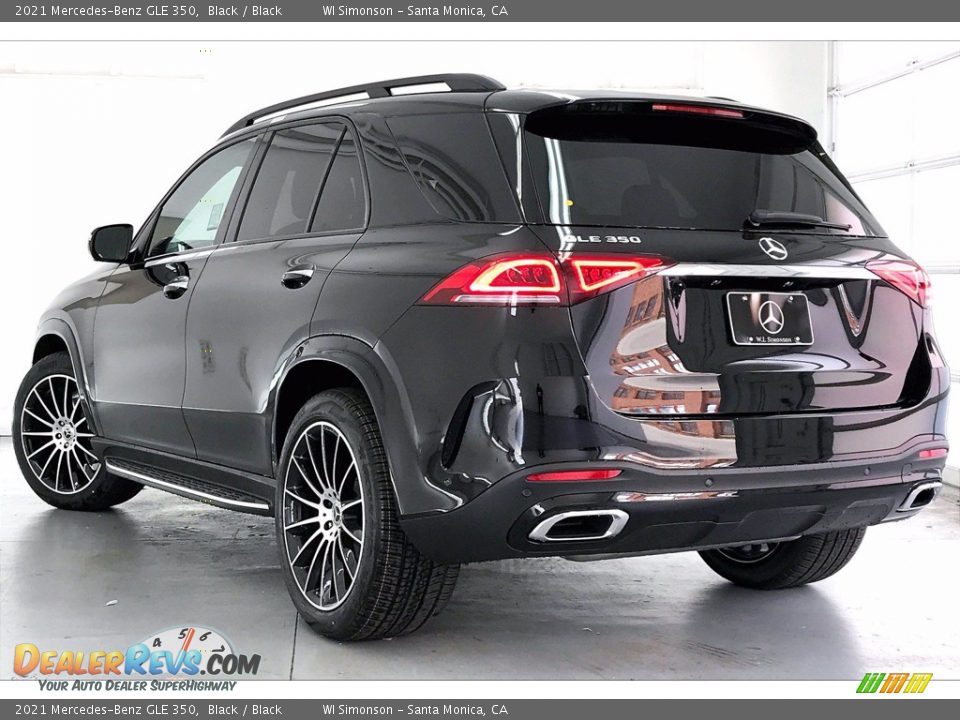 2021 Mercedes-Benz GLE 350 Black / Black Photo #2