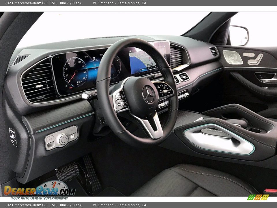 2021 Mercedes-Benz GLE 350 Black / Black Photo #4