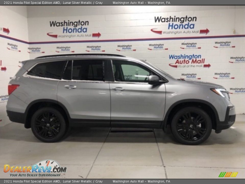 2021 Honda Pilot Special Edition AWD Lunar Silver Metallic / Gray Photo #1