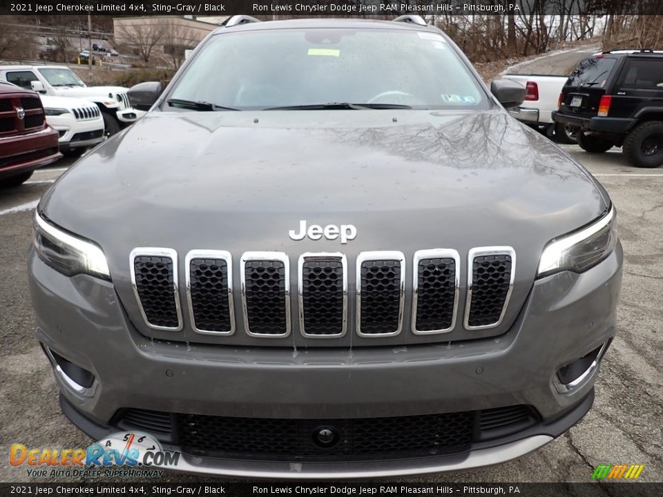 2021 Jeep Cherokee Limited 4x4 Sting-Gray / Black Photo #9