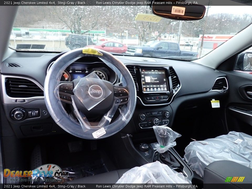 2021 Jeep Cherokee Limited 4x4 Sting-Gray / Black Photo #13