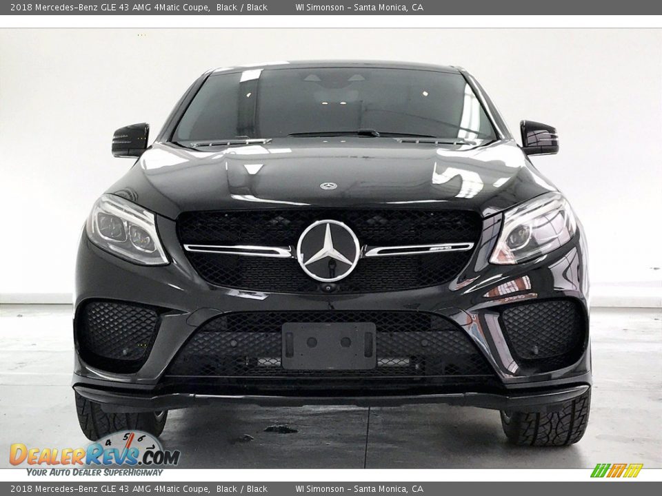 2018 Mercedes-Benz GLE 43 AMG 4Matic Coupe Black / Black Photo #2