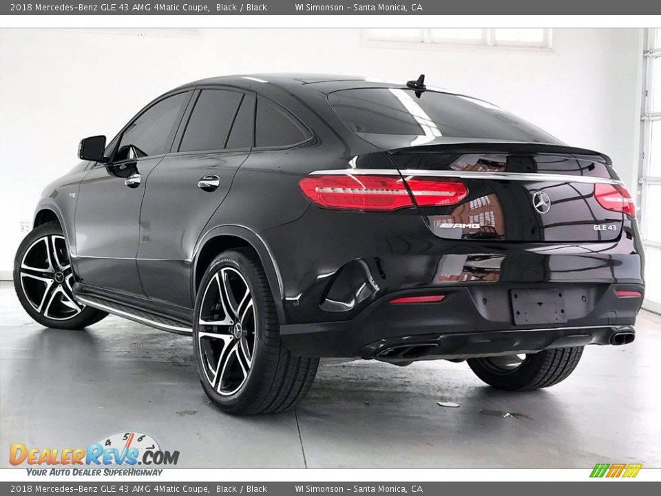 2018 Mercedes-Benz GLE 43 AMG 4Matic Coupe Black / Black Photo #10