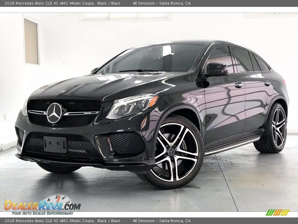 2018 Mercedes-Benz GLE 43 AMG 4Matic Coupe Black / Black Photo #12