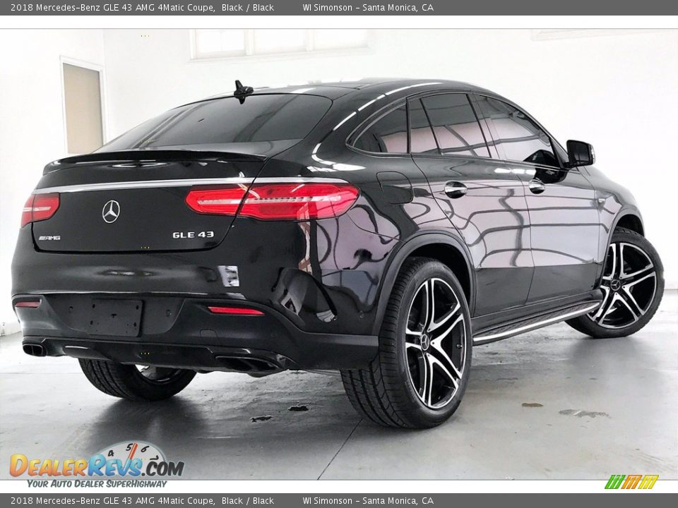 2018 Mercedes-Benz GLE 43 AMG 4Matic Coupe Black / Black Photo #13