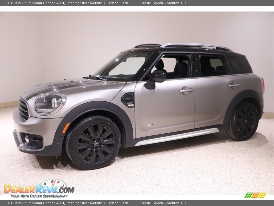 2018 Mini Countryman Cooper ALL4 Melting Silver Metallic / Carbon Black Photo #3