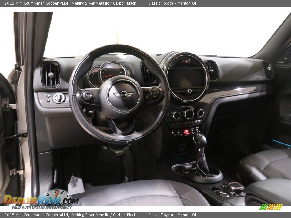 2018 Mini Countryman Cooper ALL4 Melting Silver Metallic / Carbon Black Photo #6