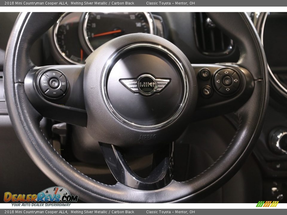2018 Mini Countryman Cooper ALL4 Melting Silver Metallic / Carbon Black Photo #7