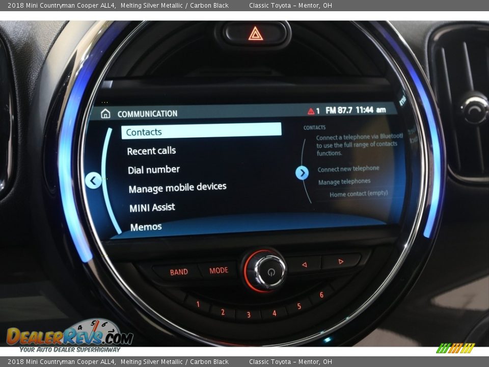 2018 Mini Countryman Cooper ALL4 Melting Silver Metallic / Carbon Black Photo #12