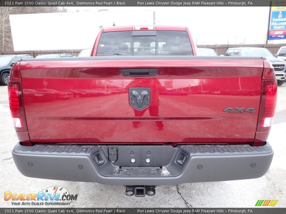 2021 Ram 1500 Classic Quad Cab 4x4 Delmonico Red Pearl / Black Photo #4