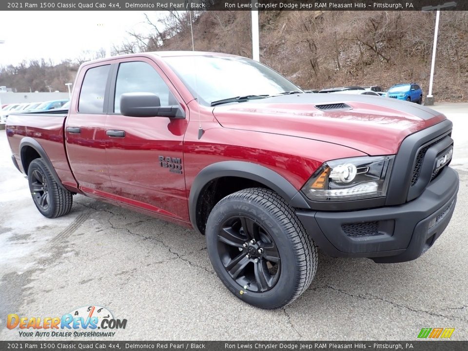 Front 3/4 View of 2021 Ram 1500 Classic Quad Cab 4x4 Photo #7