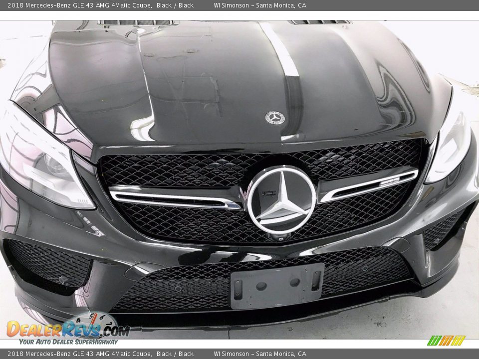 2018 Mercedes-Benz GLE 43 AMG 4Matic Coupe Black / Black Photo #30