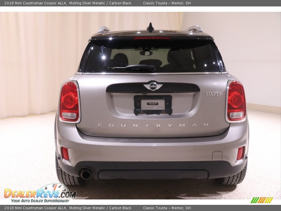 2018 Mini Countryman Cooper ALL4 Melting Silver Metallic / Carbon Black Photo #20