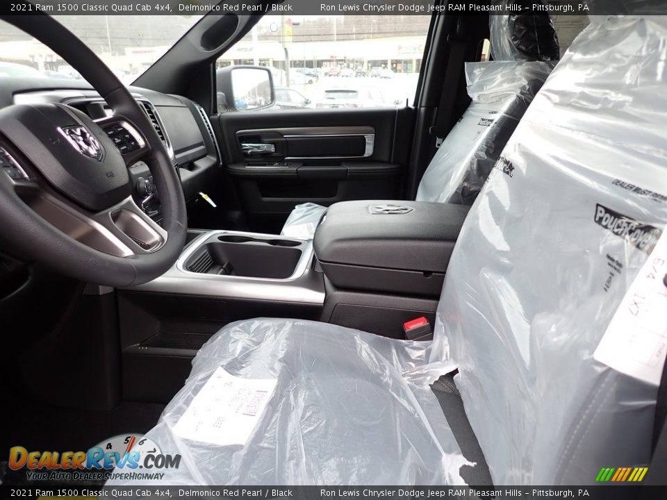 2021 Ram 1500 Classic Quad Cab 4x4 Delmonico Red Pearl / Black Photo #10