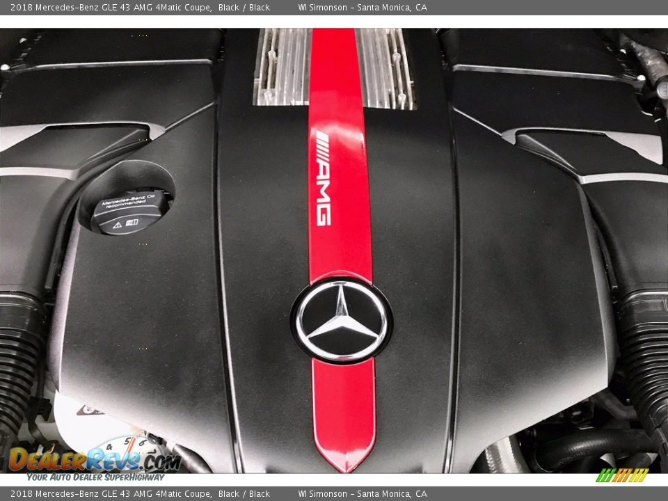 2018 Mercedes-Benz GLE 43 AMG 4Matic Coupe Black / Black Photo #32