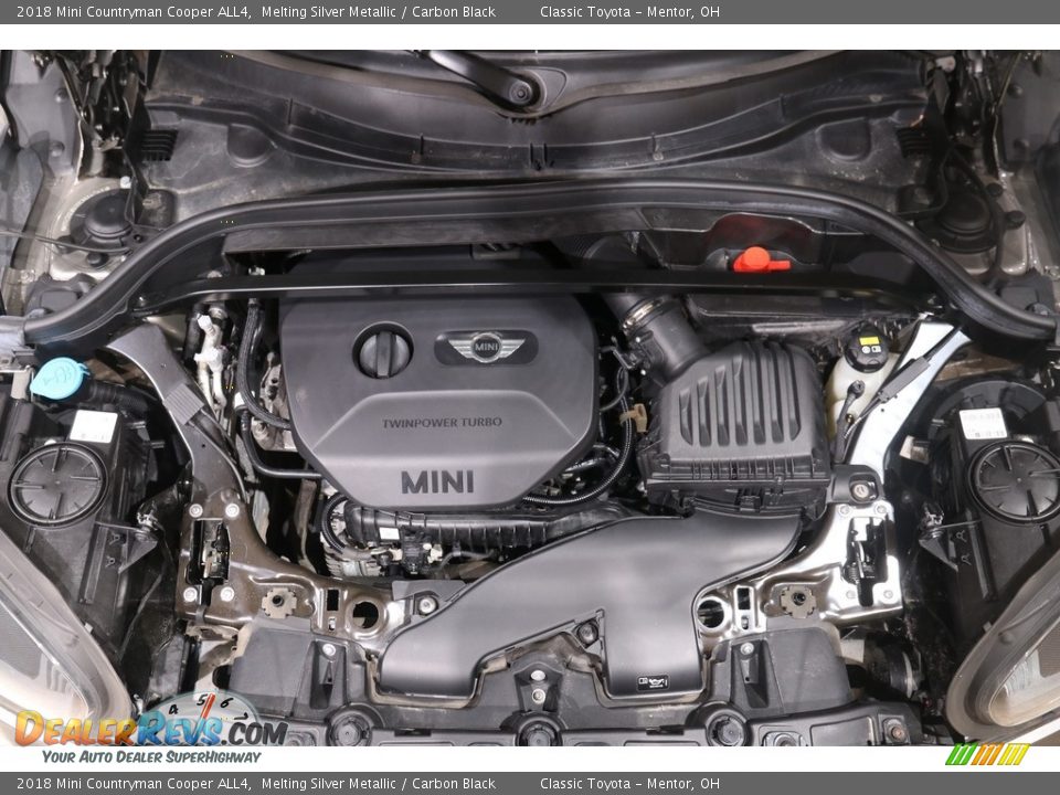 2018 Mini Countryman Cooper ALL4 Melting Silver Metallic / Carbon Black Photo #21
