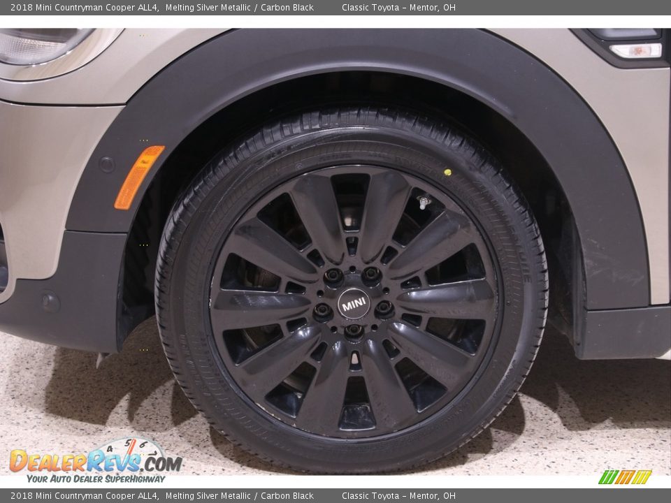 2018 Mini Countryman Cooper ALL4 Melting Silver Metallic / Carbon Black Photo #22