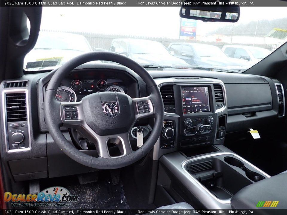 2021 Ram 1500 Classic Quad Cab 4x4 Delmonico Red Pearl / Black Photo #12