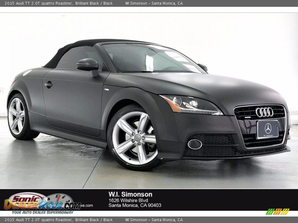 2015 Audi TT 2.0T quattro Roadster Brilliant Black / Black Photo #1